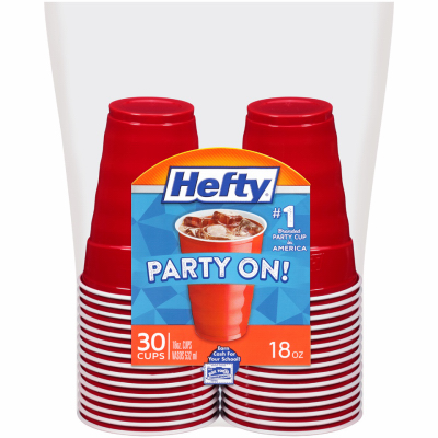 REYNOLDS CONSUMER PRODUCTS C21806 Easy Grip Party Cups, 18 oz., 30-Ct.