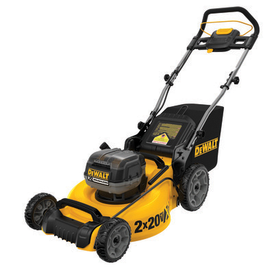 DEWALT DCMW220W2 Brushless Cordless Mower, 5 Ah, 20 V Battery, Lithium-Ion Battery, 20 in W Cutting, 45 min Battery Run