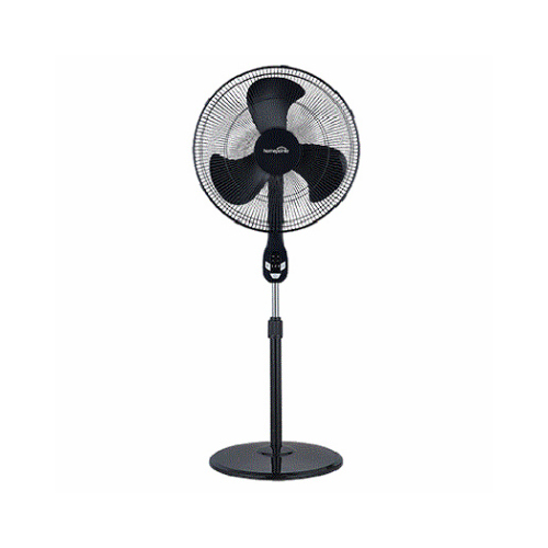 HomePointe FS45-18UR Oscillating Stand Fan With Remote, 3-Speed, 18-In.