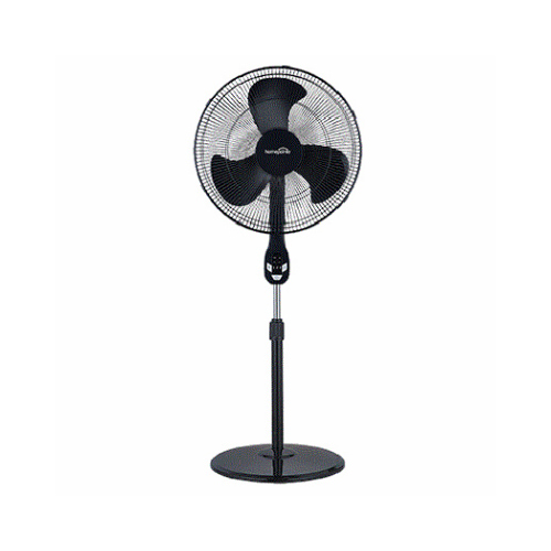 Oscillating Stand Fan With Remote, 3-Speed, 18-In.