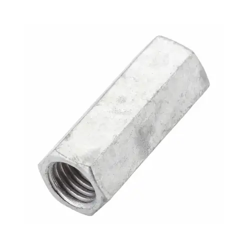 4013BC Series Coupling Nut, UNC Thread, 5/8-11 Thread, Galvanized