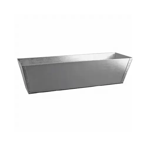 Mud Pan, Stainless Steel, 12-In.