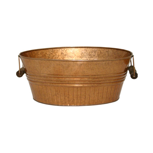 Robert Allen MPT01917 Basin Planter, Copper Metal, 14-In.