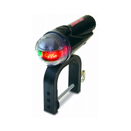 DONOVAN MARINE IOWA LLC 50073853 Portable Bow LED Light, Red & Green, Clamp-On