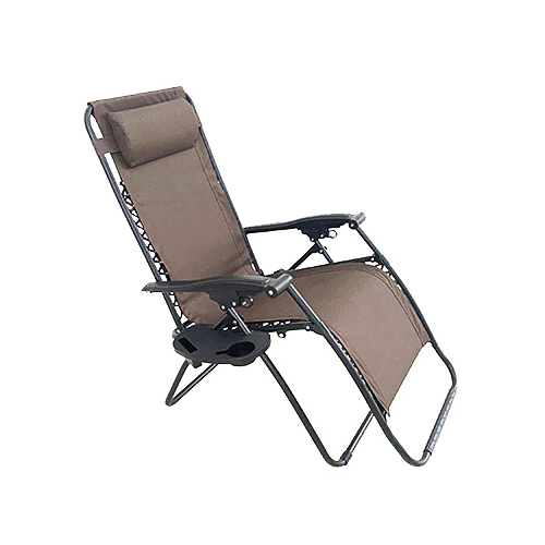 WOODARD, LLC RXTV-1824-REG Verona Zero Gravity Chair, E-Coated Steel Frame, Brown