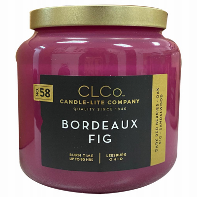 Candle Lite 4473225 Scented Candle, Bordeaux Fig, 14-oz.