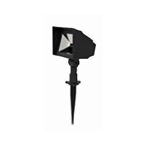 Solar LED Spotlights, Black Finish - pair