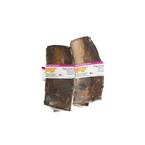 Beef Rib Bone Dog Treat, 7-In Pair