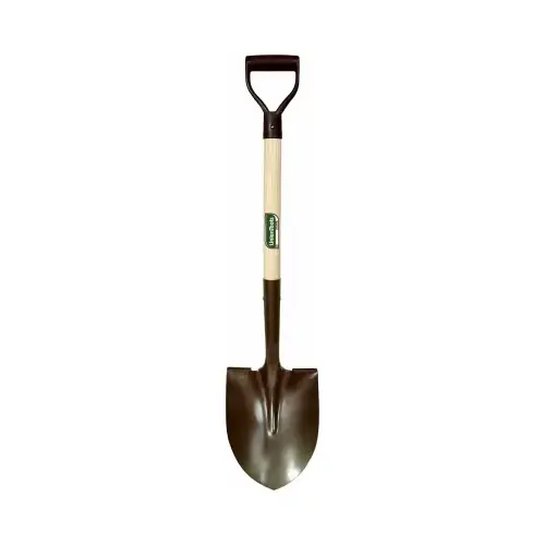 Round-Point Shovel, Poly D-Grip Handle