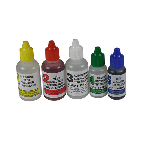 JED POOL TOOLS INC 00-330 Pool Test Kit Refill, 4-Way