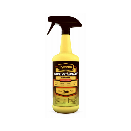 Horse Wipe 'N Spray Fly Repellent, 1-Qt.