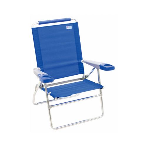 Rio Brands SC615-190946PK4 Beach/Backyard Chair, Cushioned, 15-In.