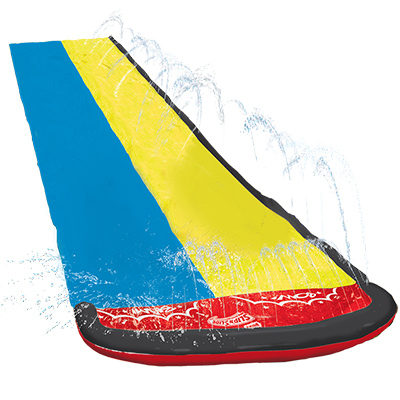 INTERSPORT CORP DBA WHAM O 64120 Slip N Slide Double Slide, 16-Ft.