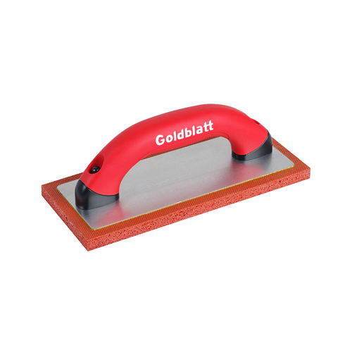 Goldblatt G06041 Sponge Rubber Float, Red, 9 x 4-In.