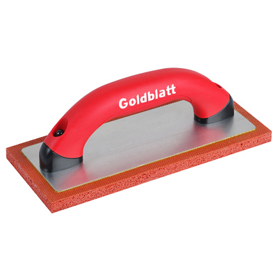 Goldblatt G06041 Sponge Rubber Float, Red, 9 x 4-In.