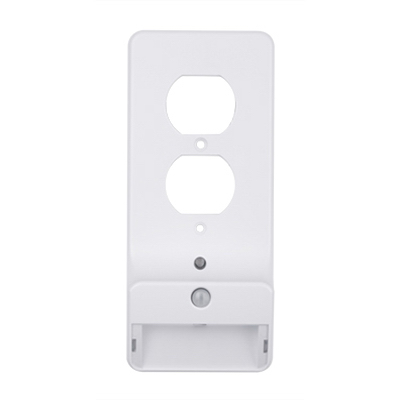 Globe Electric 77835 LED Night Light Wall Plate, Duplex, Motion Sensor, White