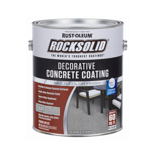 Rust-Oleum 306267 RockSolid Decorative Concrete Coating, Slate ...