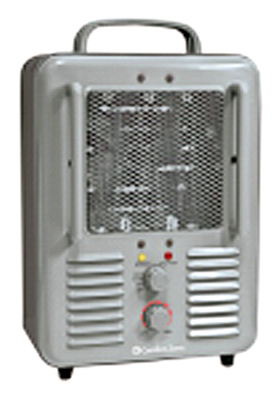 World and Main CZ798 Milk House Utility Heater, Metal Grey