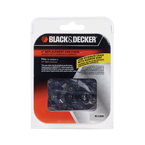 Black & Decker RC1000 Cordless Chainsaw Replacement Chain, 10-In.