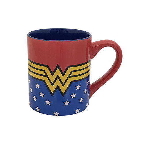 SILVER BUFFALO LLC WW9032 Wonder Woman Logo Mug, 14-OZ.