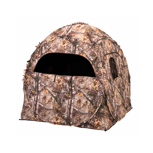 Doghouse Hunting Ground Blind, Real Tree Edge Camouflage Pattern, 66-In.