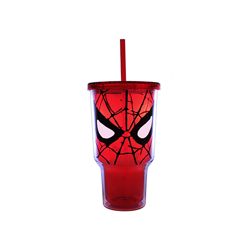 SILVER BUFFALO LLC MC7017 Spiderman Eyes Cold Cup, 32-oz.