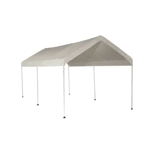 ShelterLogic 26011 Carport Canopy, White, 10 x 20-Ft. Other