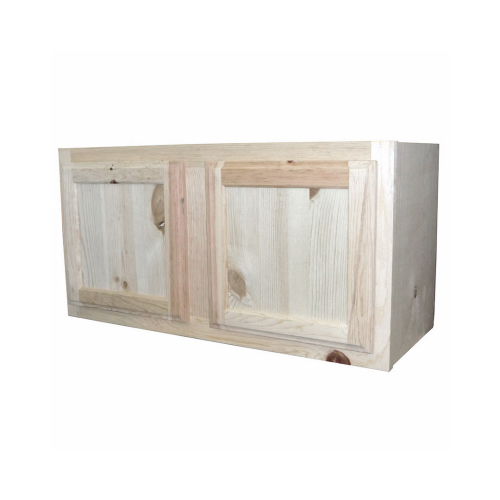 KAPAL LLC W3015-PFP 30x15 Pine Wall Cabinet
