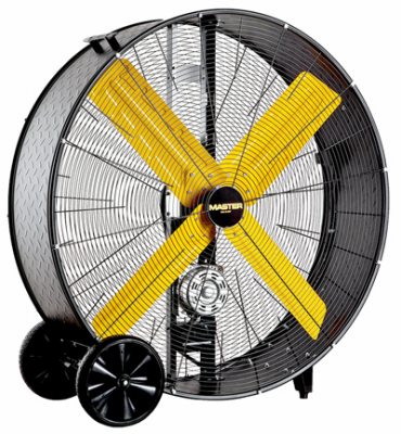 Master MAC-42-BDF Barrel Fan, Belt-Drive, 2-Speed, 42-In.