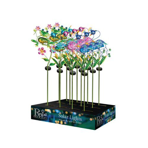 Solar Light Animal Stake, Assorted, 32-In.