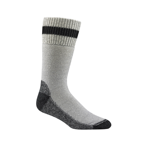 WIGWAM MILLS INC F2062-792-XL Diabetic Socks, Thermal, Gray & Black, Men's XL