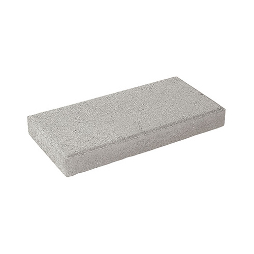Oldcastle 10105240 Stepping Stone, Gray, Concrete, 2 x 8 x 16-In.