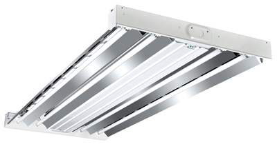 Cooper Lighting HBL432RT2 F Bay Fluorescent Light Fixture, T8, 4-Lamp, 2 x 4-Ft.