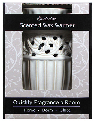 Candle Lite 4027245 Scented Wax Warmer, Electric, Ivory