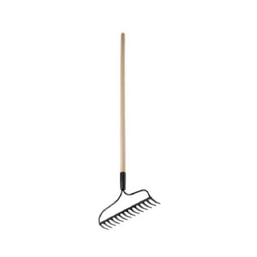 Welded Bow Rake, Lacquered Handle