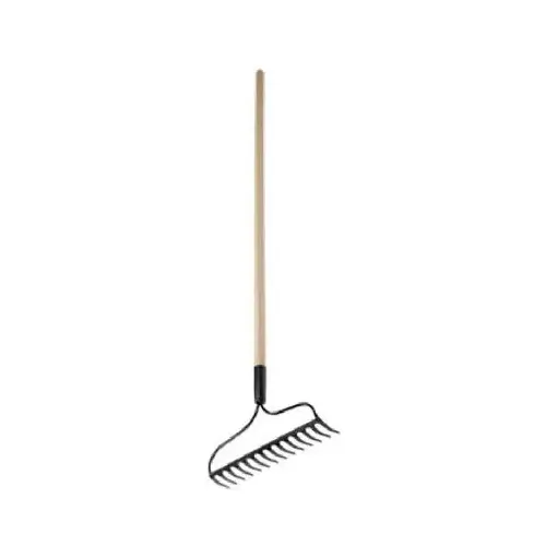 UNITED JUMBO CO., LTD TV-BRK506 Welded Bow Rake, Lacquered Handle