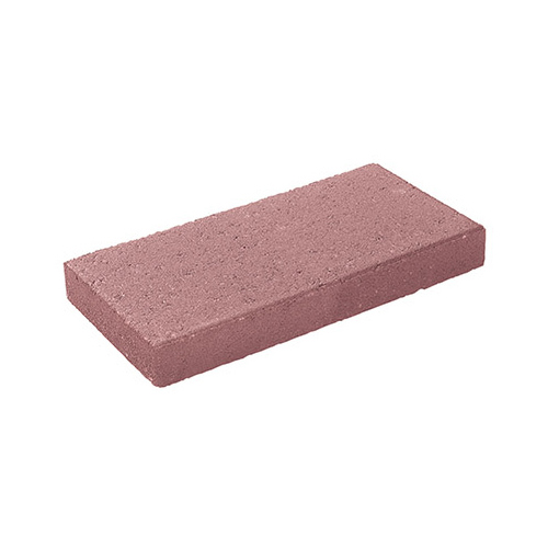 Stepping Stone, Red, Concrete, 2 x 8 x 16-In. - pack of 240