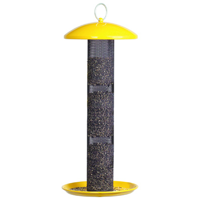 Perky-Pet YSSF00346-2 NO/NO YSSF00346 Wild Bird Feeder, 18-13/16 in H, 1.5 lb, Metal, Yellow, Powder-Coated, Hanging Mounting