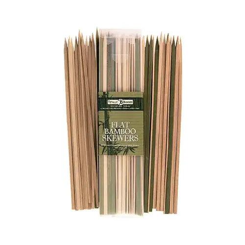 Totally Bamboo 20-2007 Bamboo Skewers, Flat, 50-Ct.