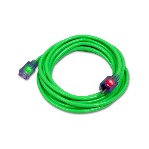 Pro Glo D17334025 Extension Cord, Green, 14/3, 25-Ft.