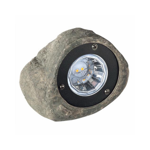 RIMPORTS LLC TV40366 LED Spot Light, Rock Finish With Glass Lens, 140 Lumens, 2.4-Watt