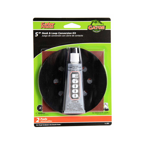GATOR 3727-XCP10 Sanding Discs Conversion Kit, 8-Hole, 5-In. - pack of 10
