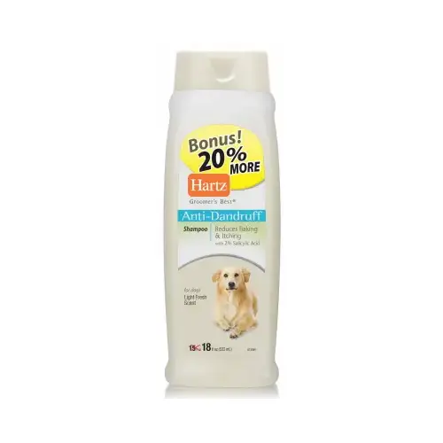 HARTZ MOUNTAIN CORPORATON 3270015463 Grooms Anti-Dandfuff Shampoo, 18 oz.