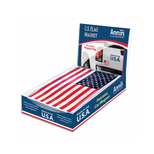 Annin 177619-XCP48 U.S. Patriotic Flag Magnet, 5 x 8-In. - pack of 48