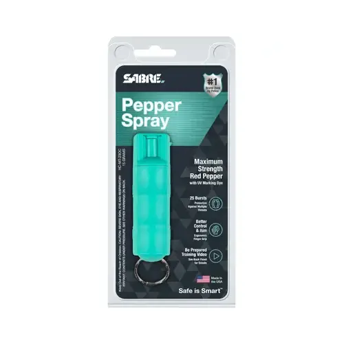 SECURITY EQUIPMENT CORPORATION HC-14-MT-01 Maximum Strength Pepper Spray & UV Marking Dye, Mint Case, 0.54 oz. Gel