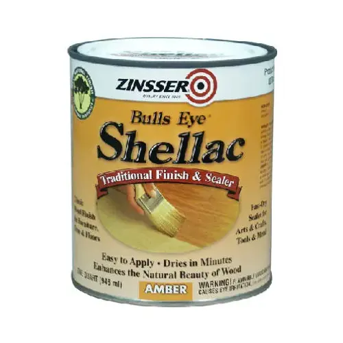 Zinsser 0704H Bulls Eye 1-Qt. Amber Shellac