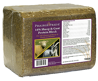 Prairie Pride 16826 Sheep & Goat Block, 33-Lbs.