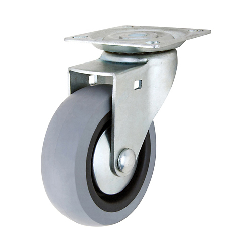 TPR Swivel Caster, 3-In.