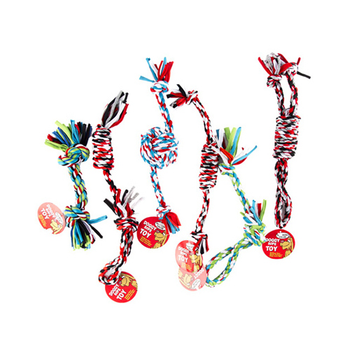 Regent Products 66924PN Dog Toy, Rope Chew, Multi-Color, Assorted