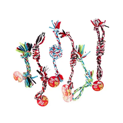 Dog Toy, Rope Chew, Multi-Color, Assorted